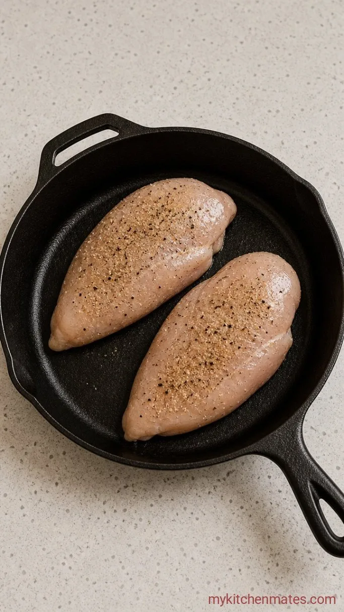 Creamy Grilled Chicken Pasta with Parmesan Sauce Step 1: Season and Grill the Chicken