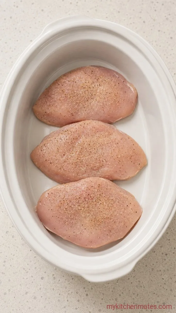 Step 1: Season and Layer the Chicken
