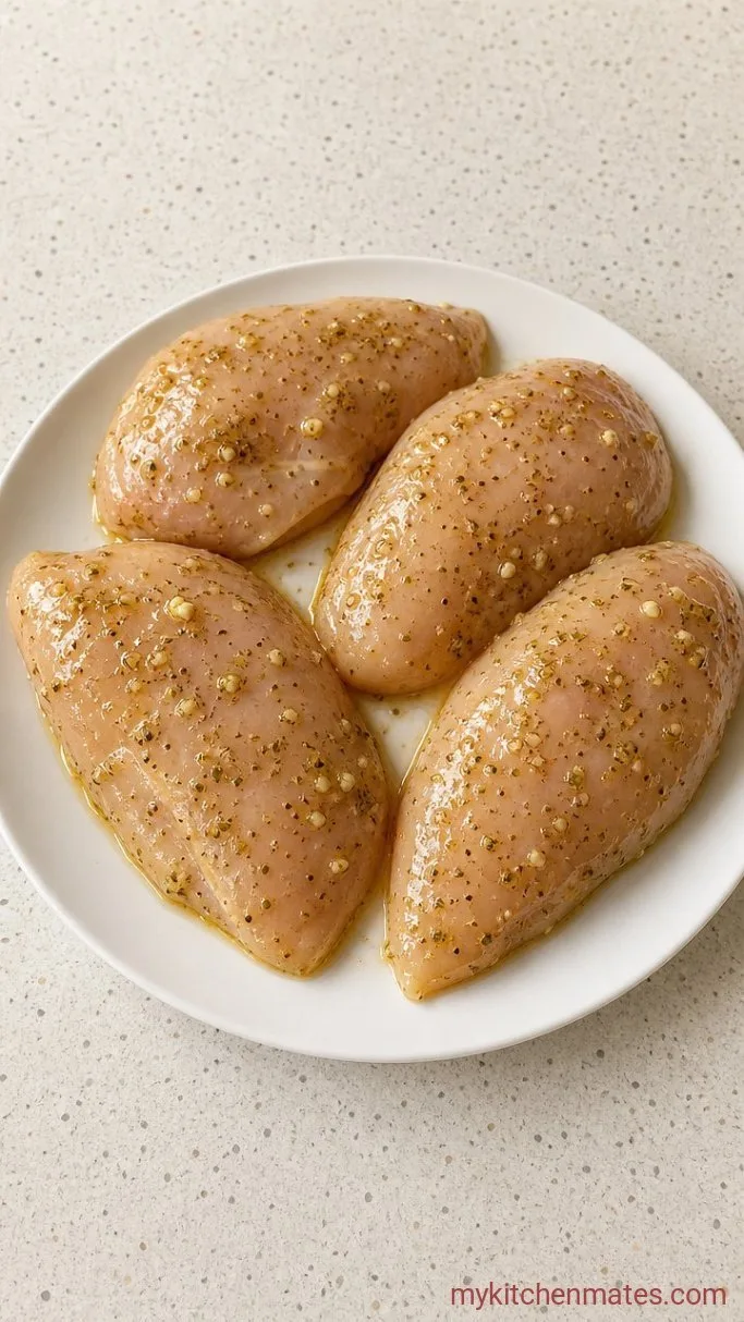 25-Minute Greek Chicken Breast with Lemon and Oregano Step 1: Season and Marinate the Chicken