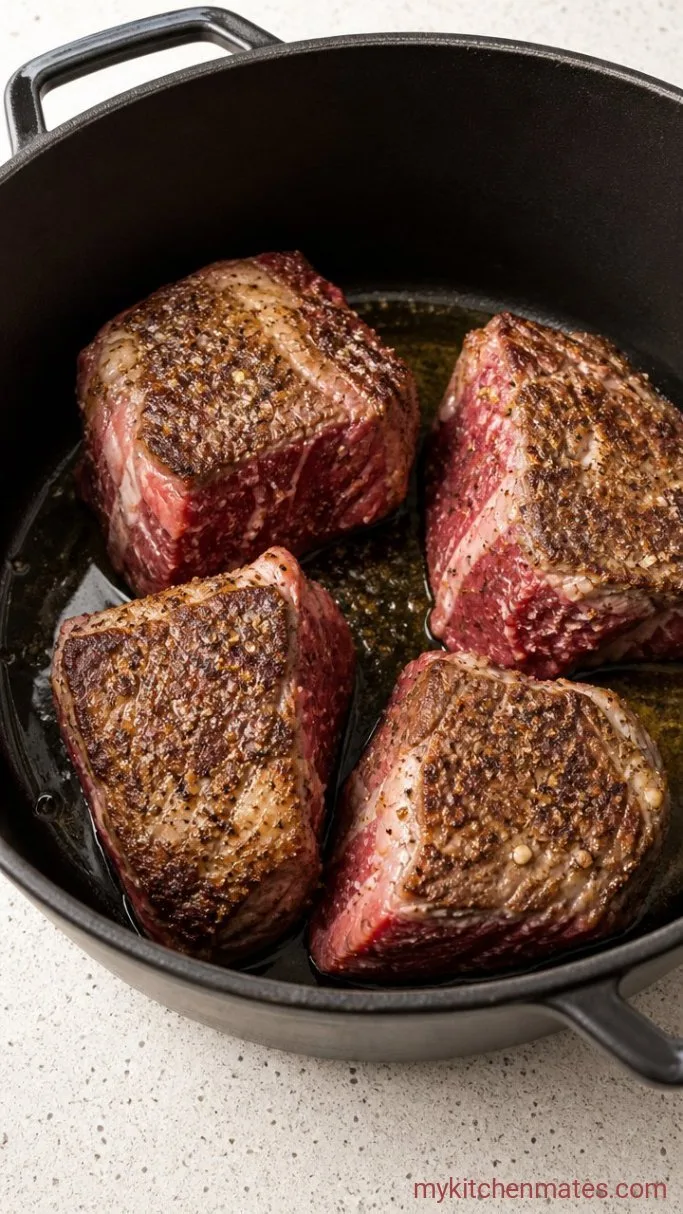 Step 1: Season and Sear the Beef