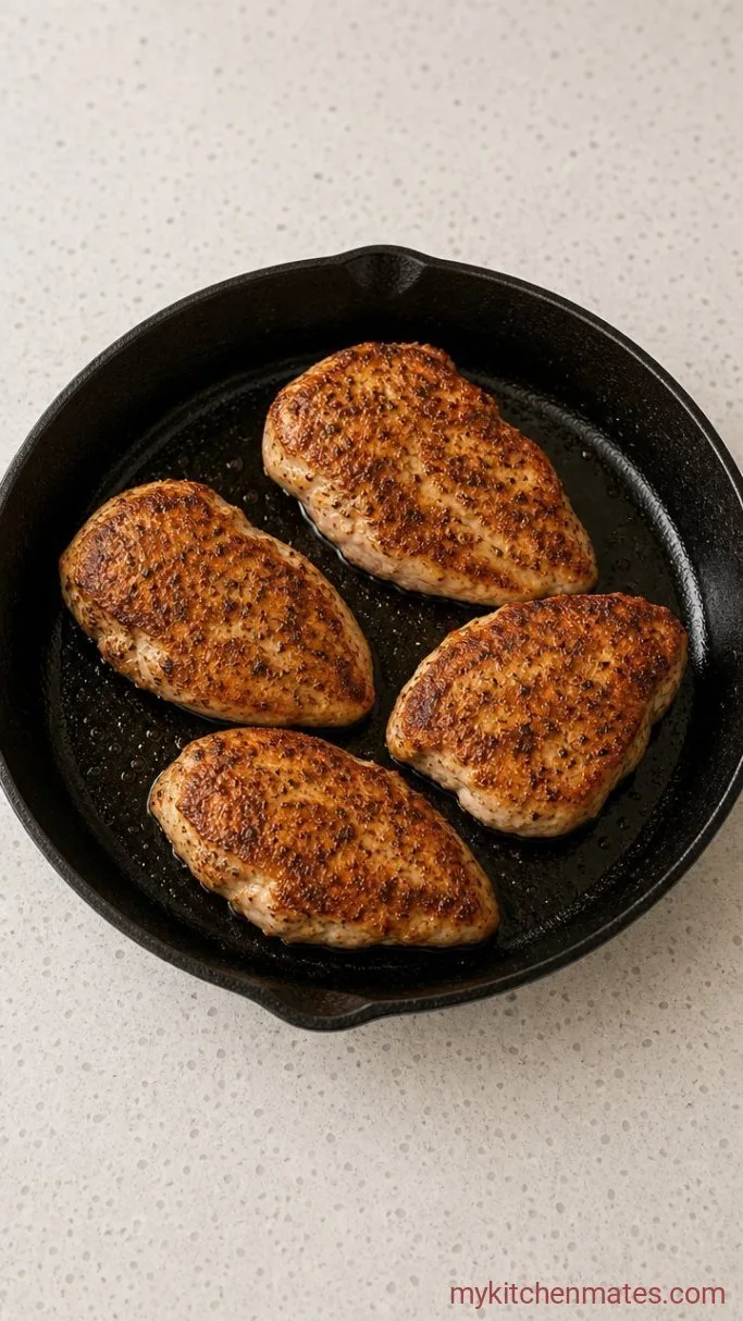 Step 1: Season and Sear the Chicken