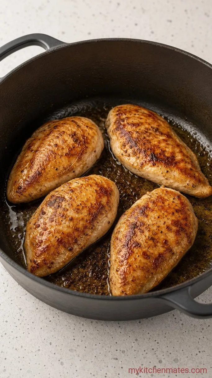 Step 1: Season and Sear the Chicken