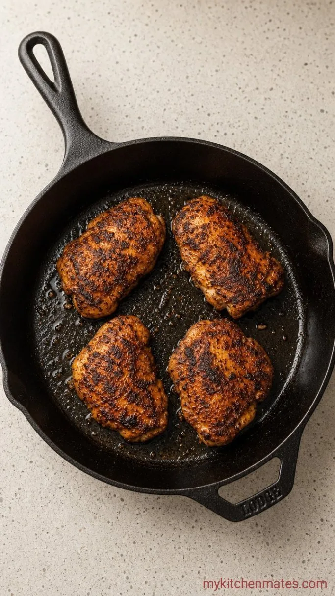 Step 1: Season and Sear the Chicken