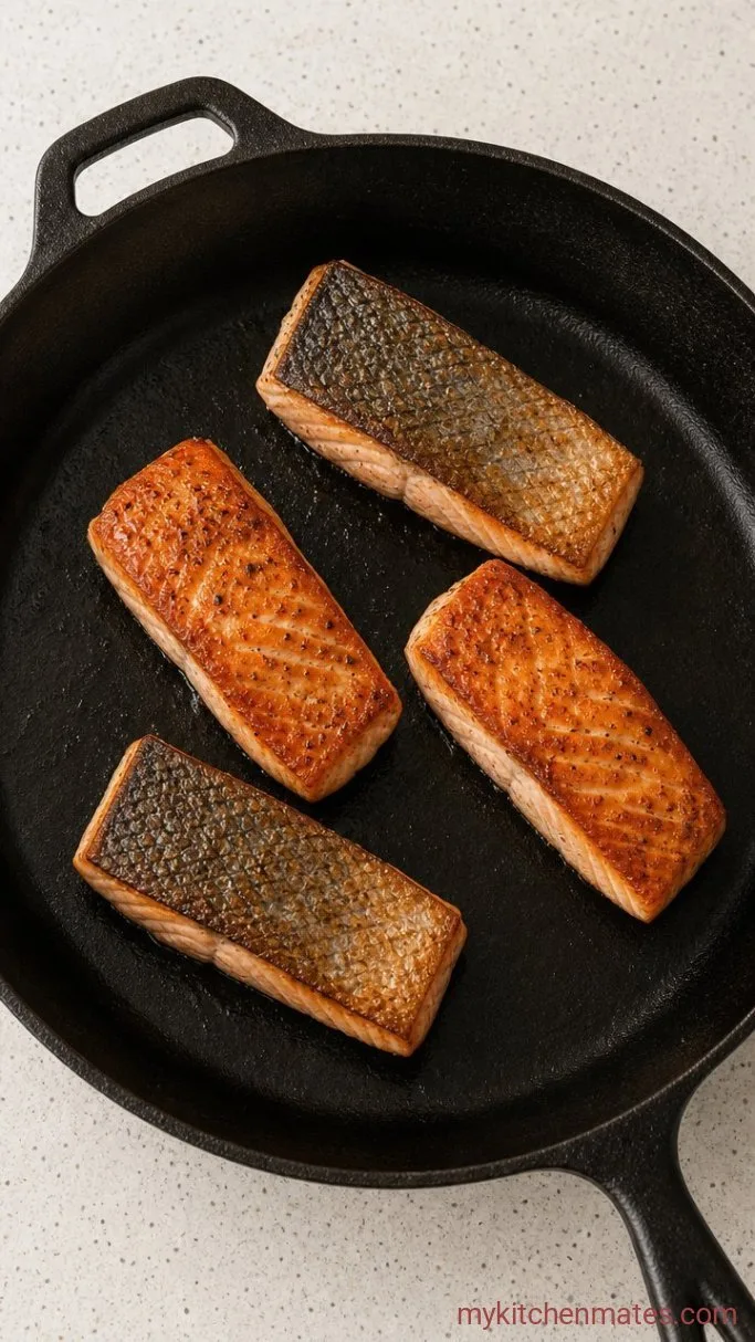 Step 1: Season and Sear the Salmon