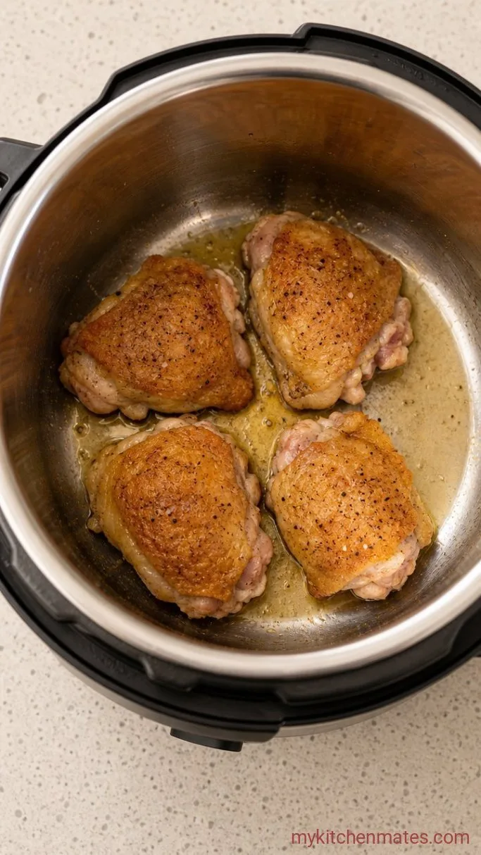 Step 1: Season and Sear the Thighs