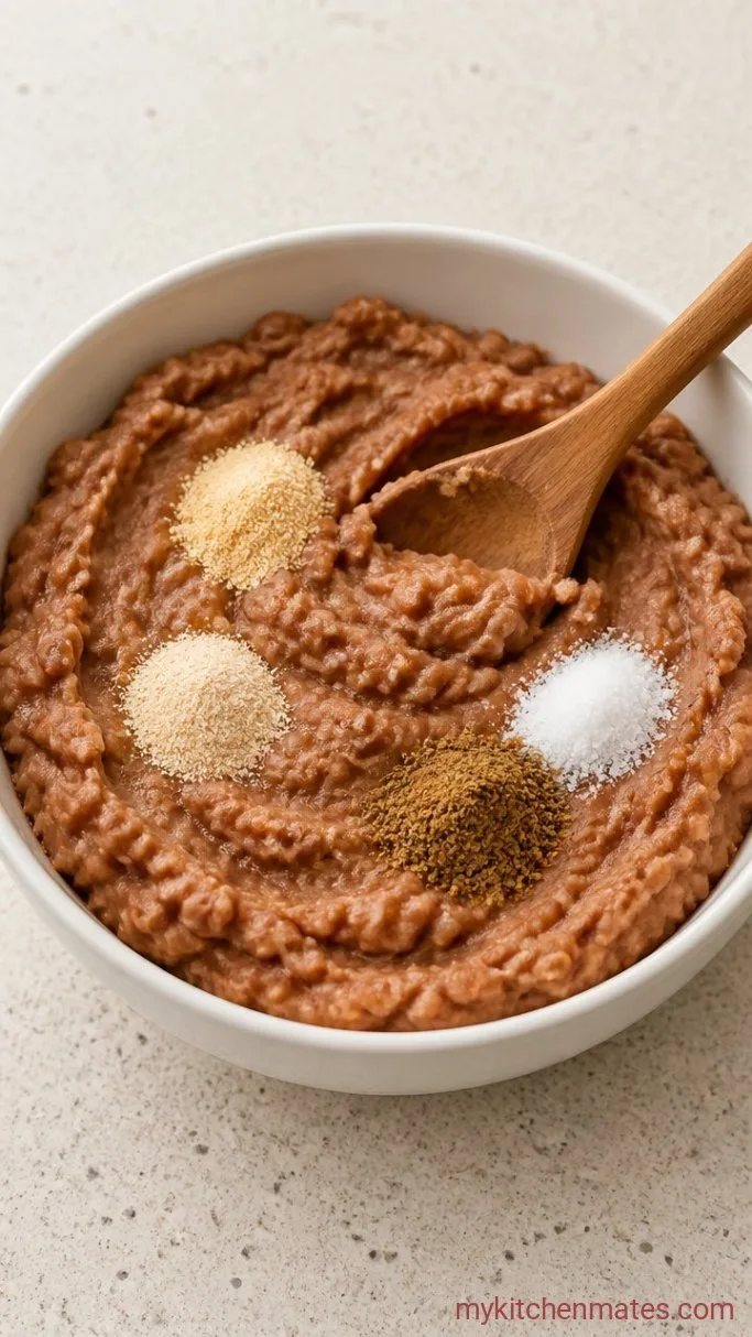15-Minute Crispy Bean and Cheese Burrito Step 1: Season the Beans