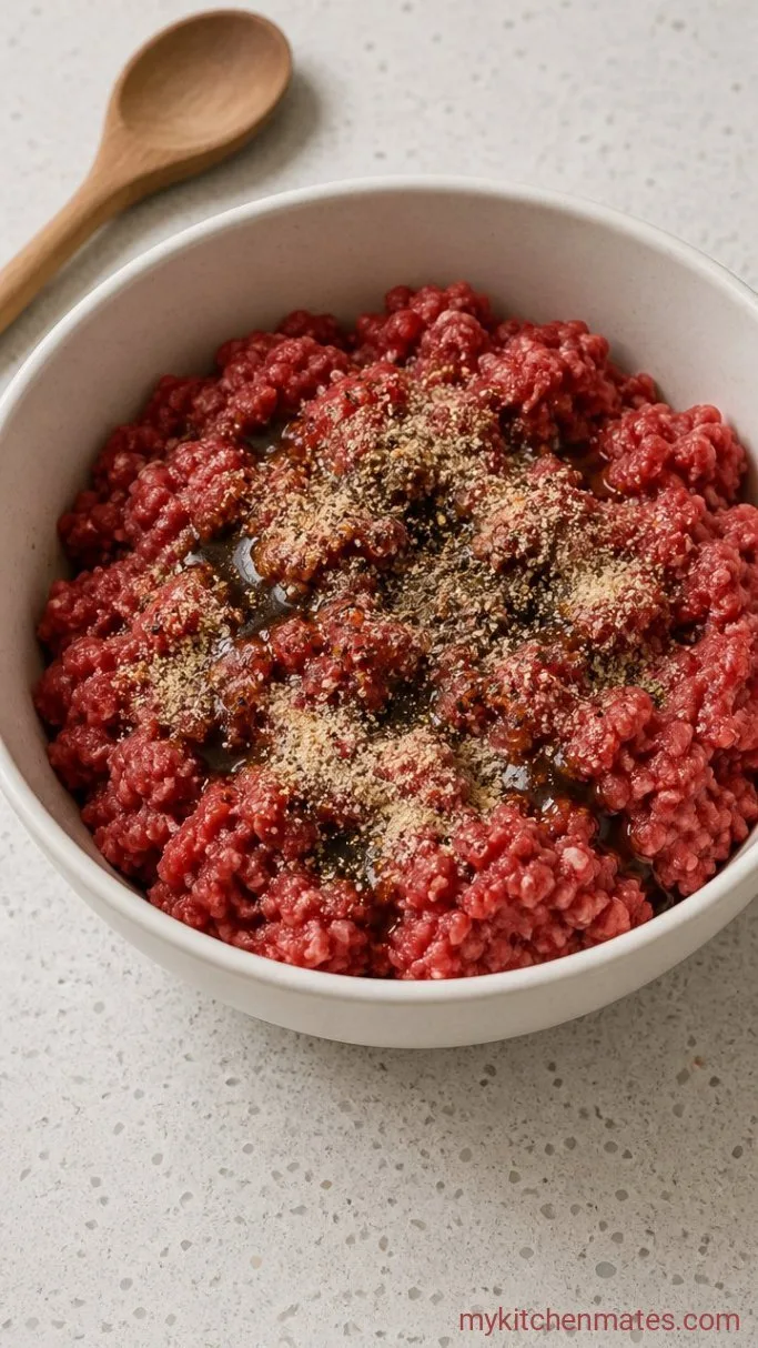 Lettuce Wrap Burgers (Low Carb & Ready in 20 Minutes) Step 1: Season the Beef