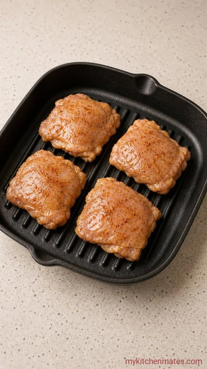 30-Minute Grilled Chicken Wraps Step 1: Season the Chicken