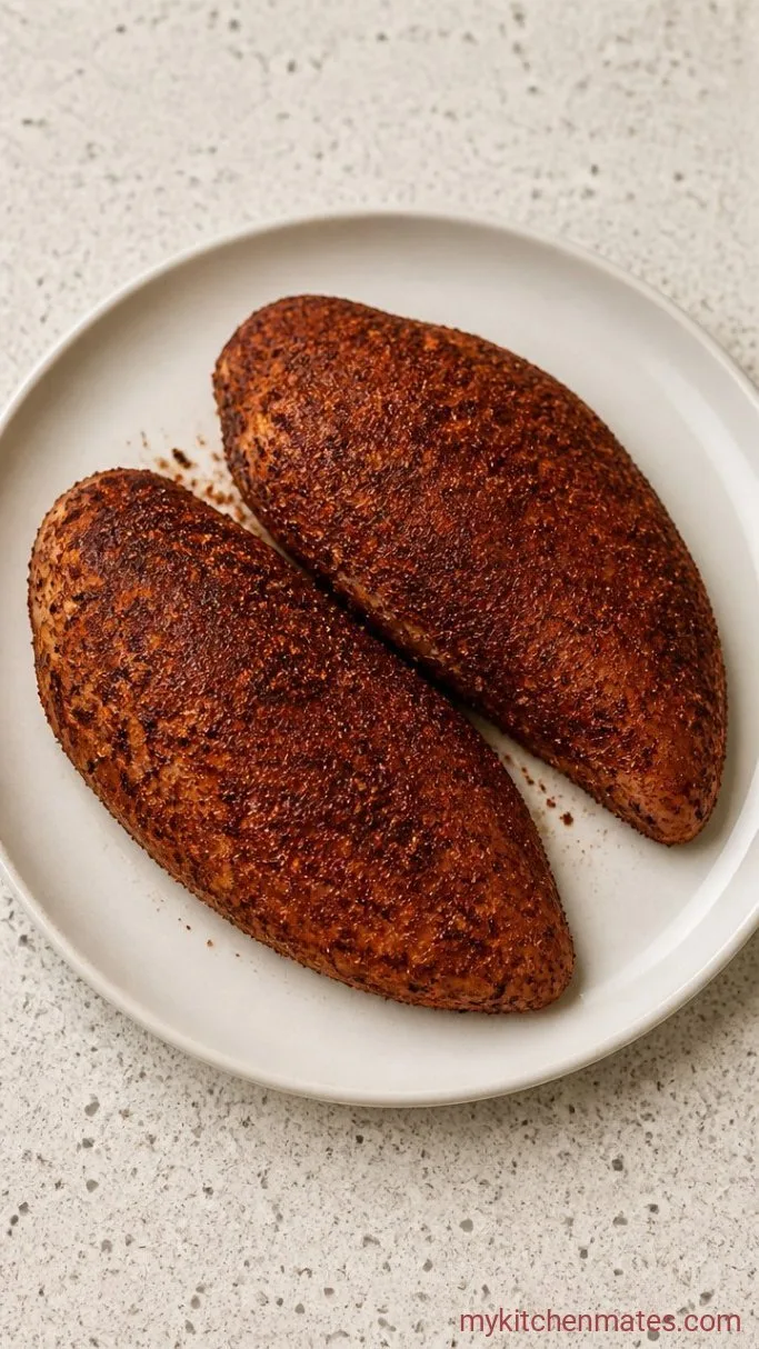 30-Minute Blackened Chicken Alfredo Step 1: Season the Chicken