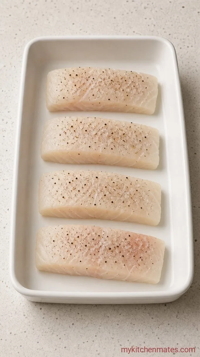 Step 1: Season the Cod