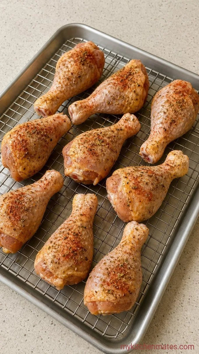 Step 1: Season the Drumsticks