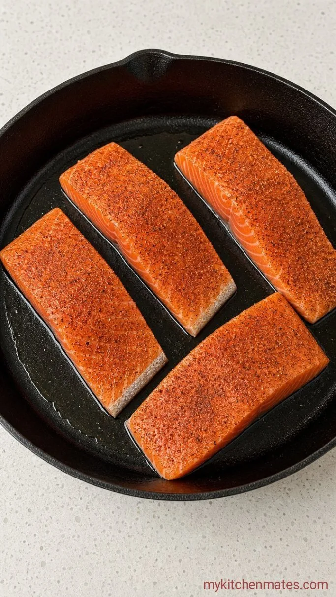 Step 1: Season the Salmon