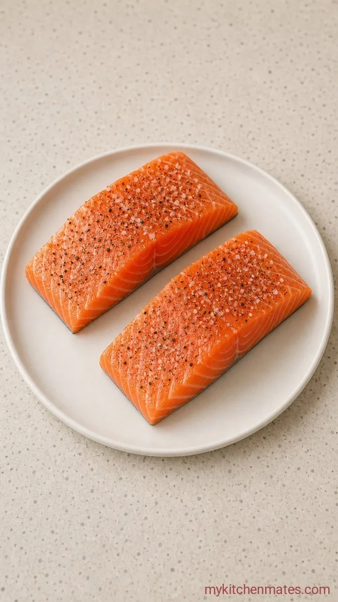 Crispy-Skinned Salmon a la Plancha in 15 Minutes Step 1: Season the Salmon