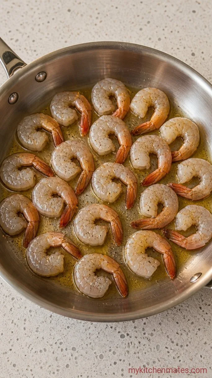 Buttered Garlic Shrimp in 15 Minutes Step 1: Season the Shrimp