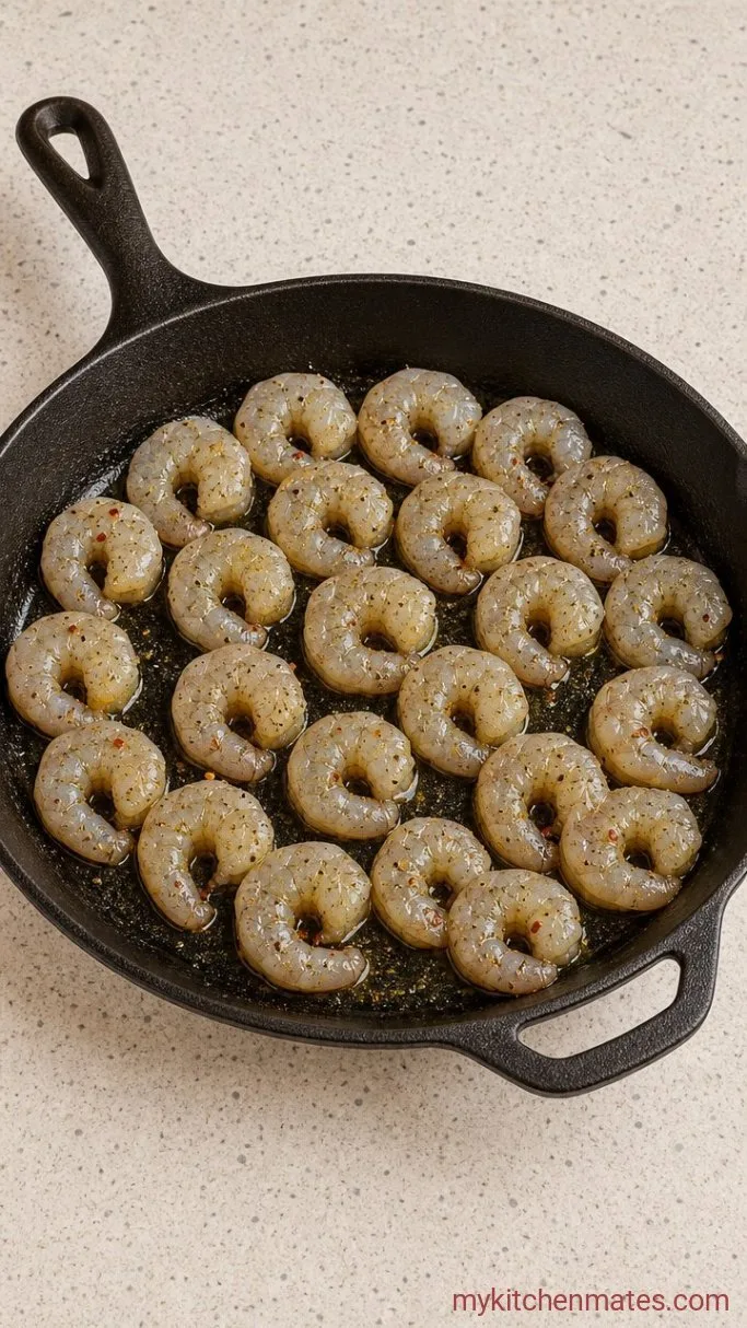 Step 1: Season the Shrimp
