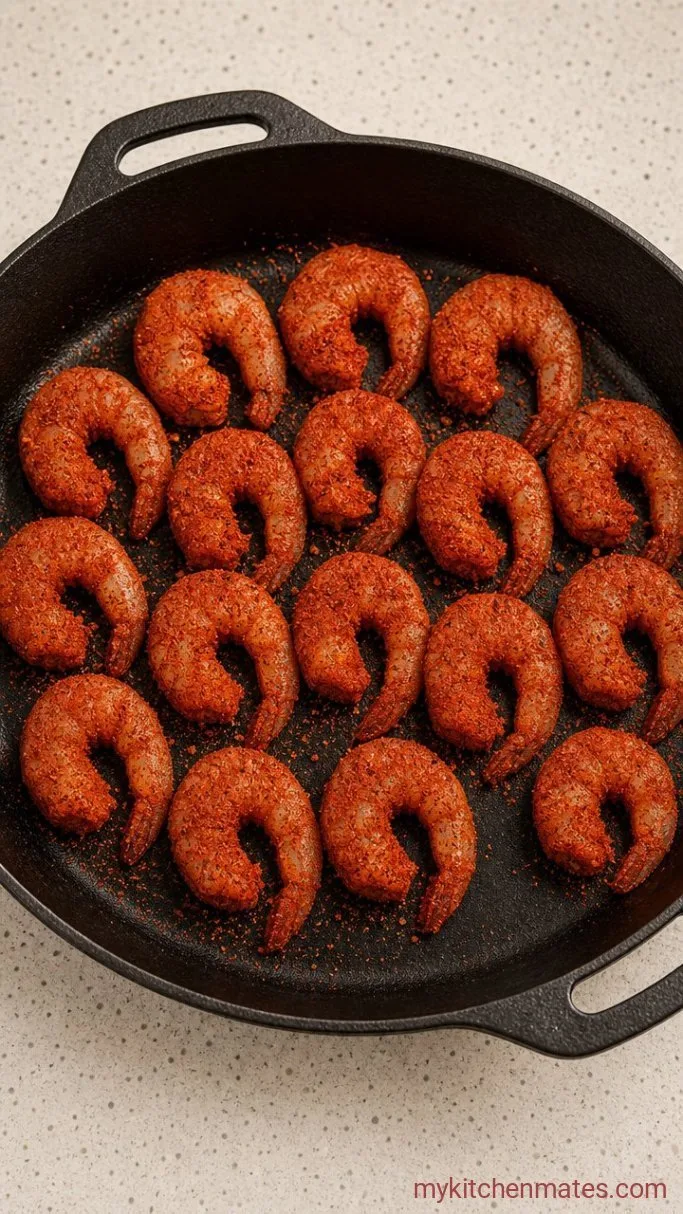Step 1: Season the Shrimp