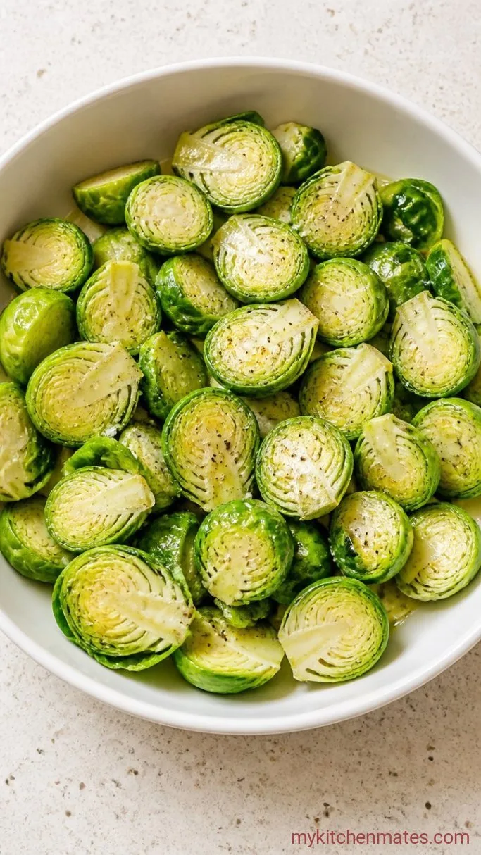 Step 1: Season the Sprouts