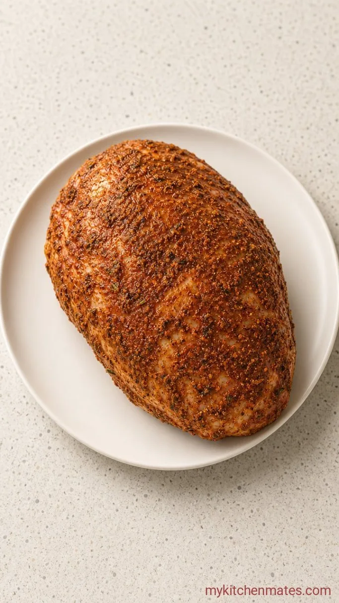 Juicy Crockpot Turkey Roast (Hands-Off & Foolproof) Step 1: Season the Turkey Roast