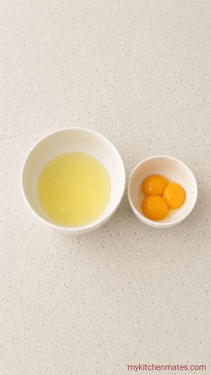 Step 1: Separate the Eggs