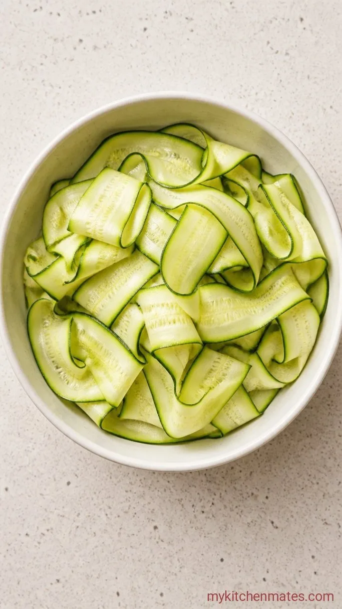 Step 1: Shave the Zucchini