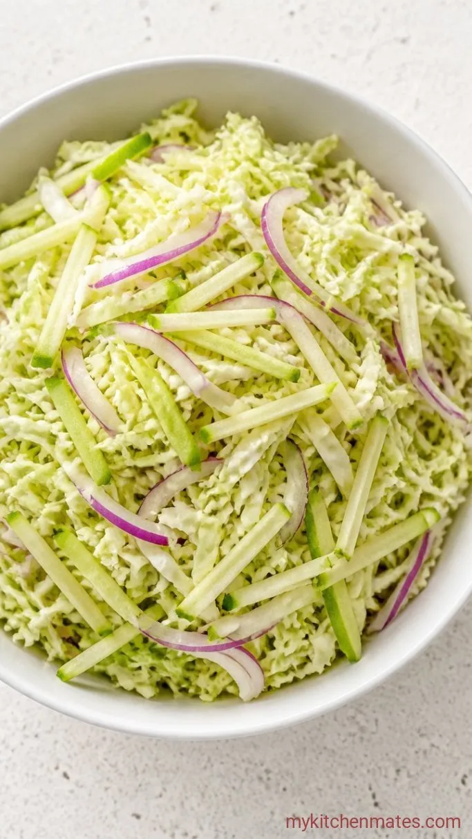 Step 1: Shred the Cabbage and Apple
