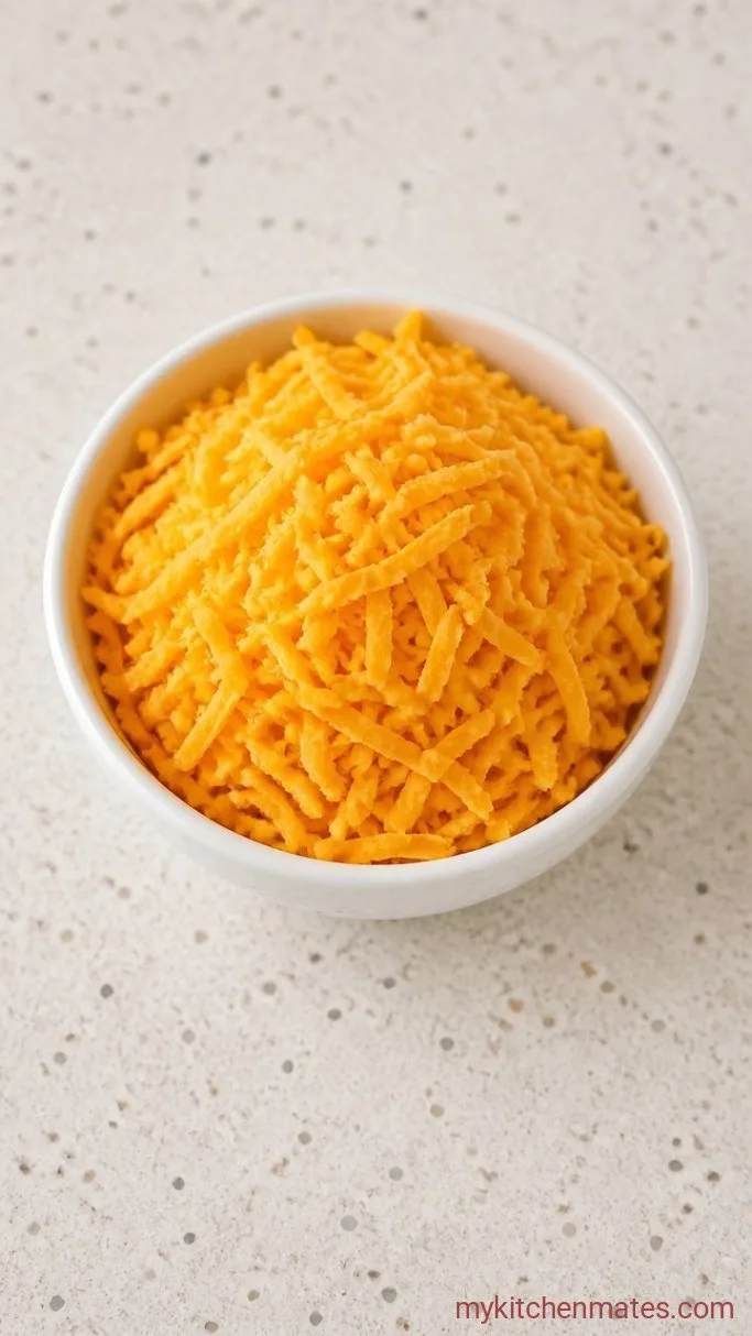 Step 1: Shred the Cheddar