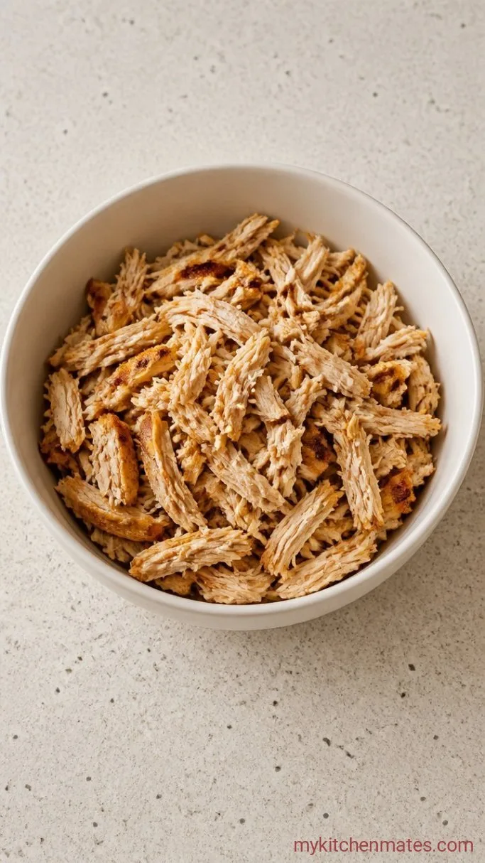 Step 1: Shred the Chicken