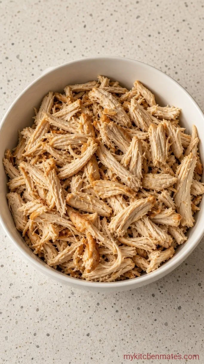 Step 1: Shred the Chicken