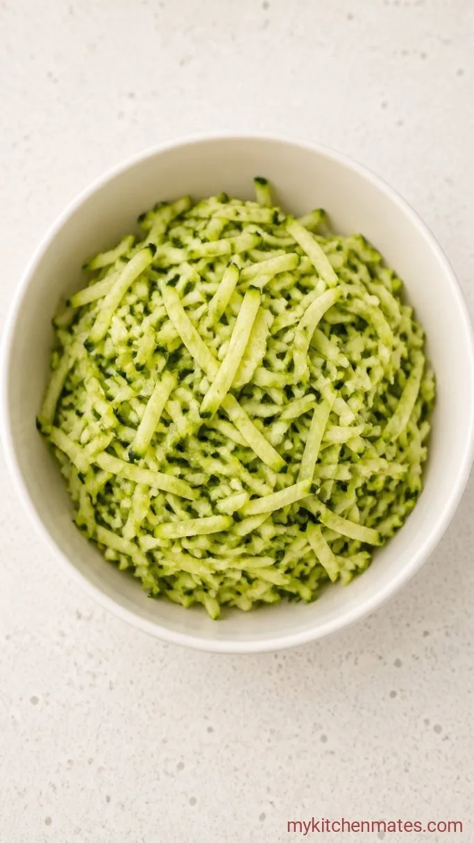 Step 1: Shred the Zucchini