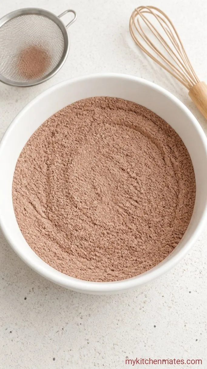Step 1: Sift and Whisk the Dry Ingredients