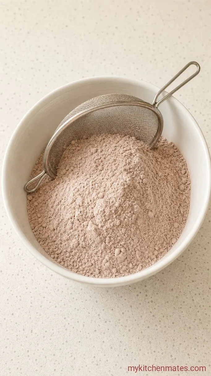 Step 1: Sift the Dry Ingredients