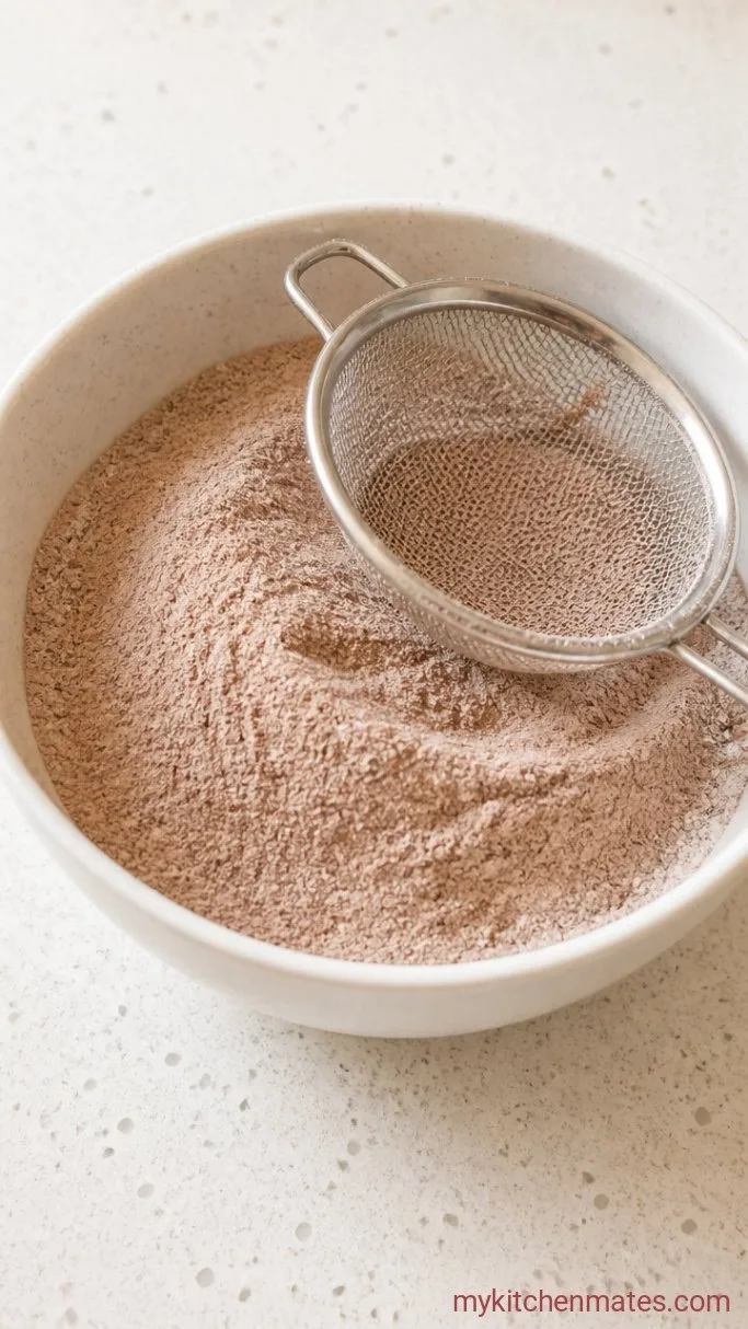 Step 1: Sift the Dry Ingredients