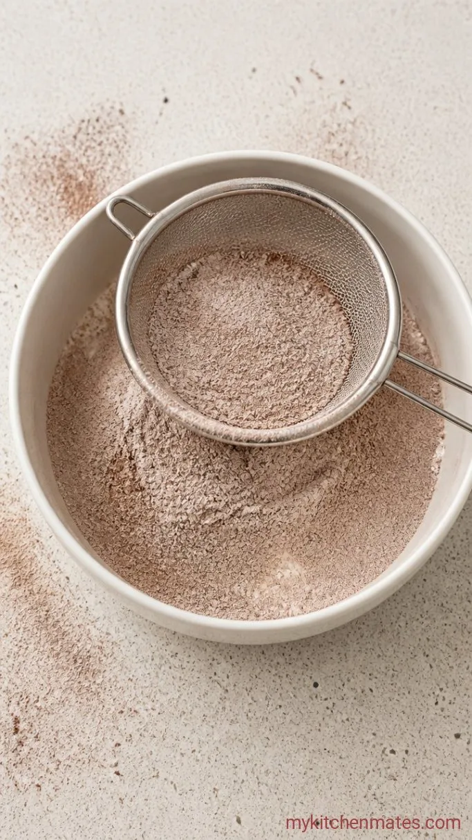Step 1: Sift the Dry Ingredients