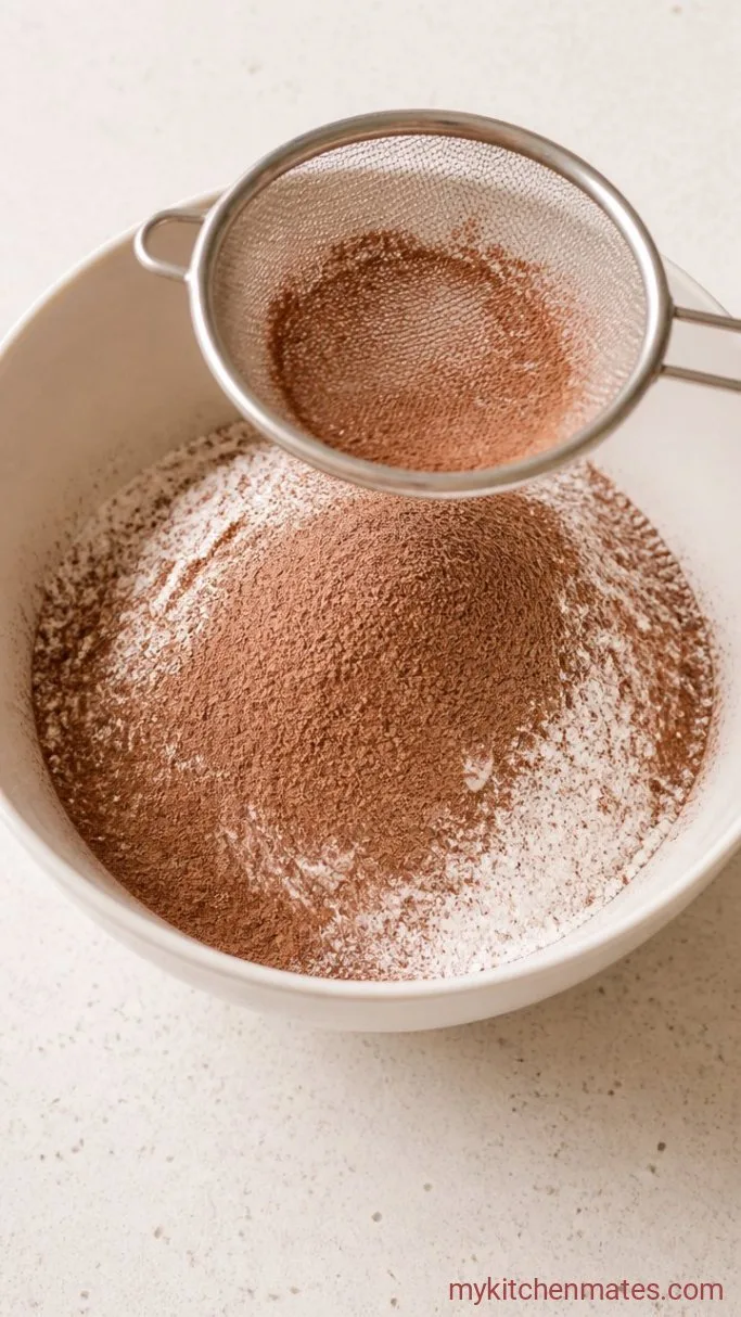 Step 1: Sift the Dry Ingredients