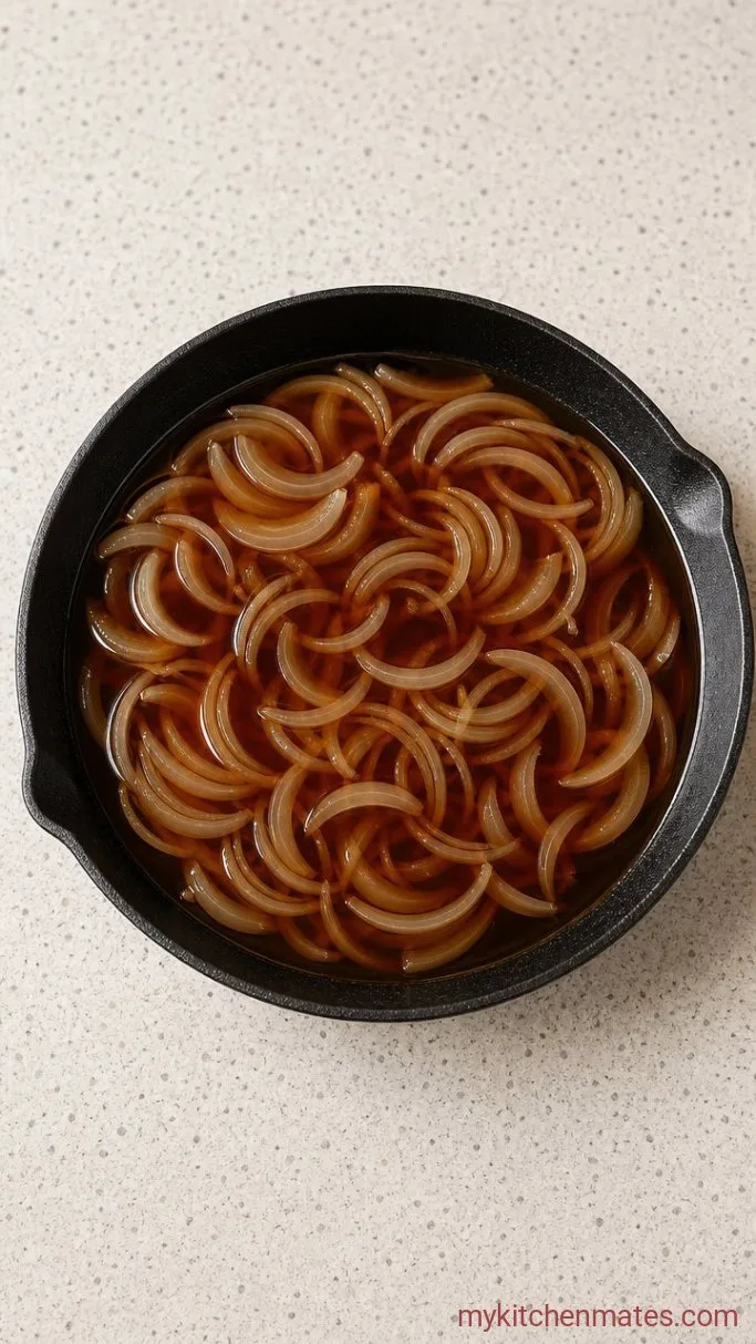 Step 1: Simmer the Onions in the Broth