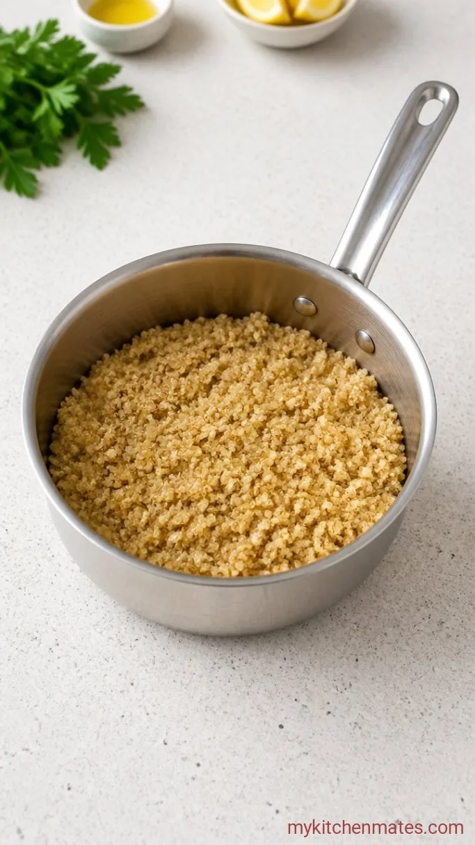 Step 1: Simmer the Quinoa
