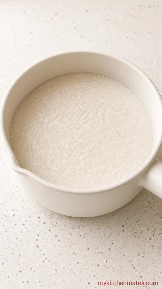 Creamy Mango Coconut Rice (Ready in 30 Minutes) Step 1: Simmer the Rice in Coconut Milk