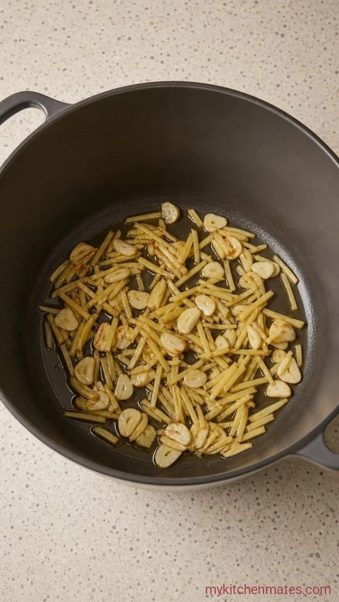 Step 1: Sizzle the Aromatics
