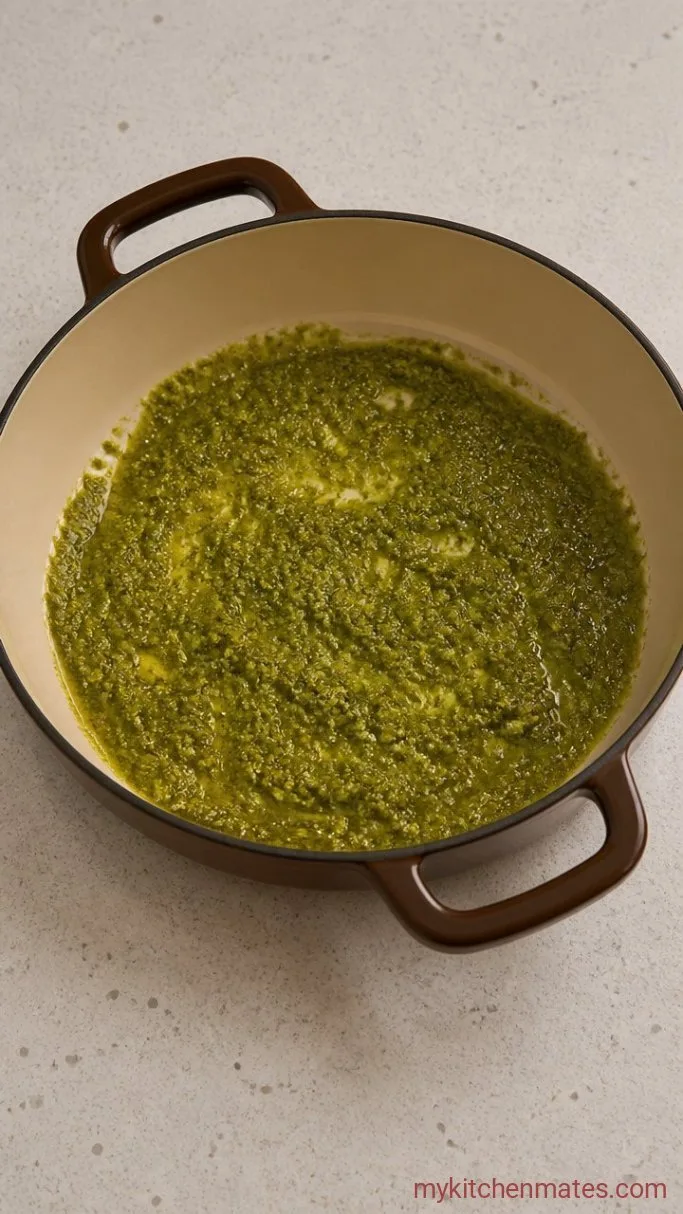 Step 1: Sizzle the Green Curry Paste