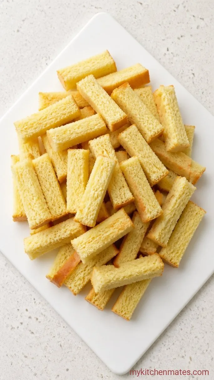 Step 1: Slice the Bread into Sticks