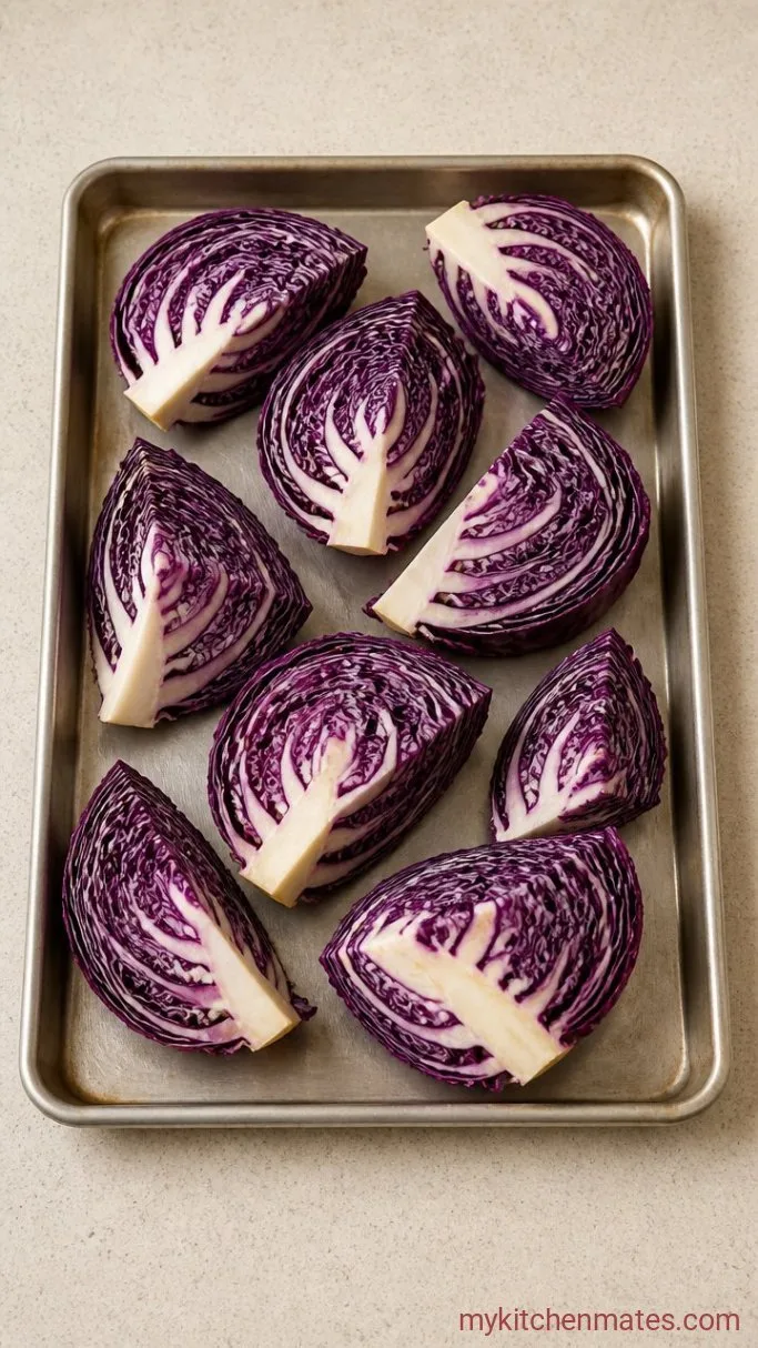Step 1: Slice the Cabbage