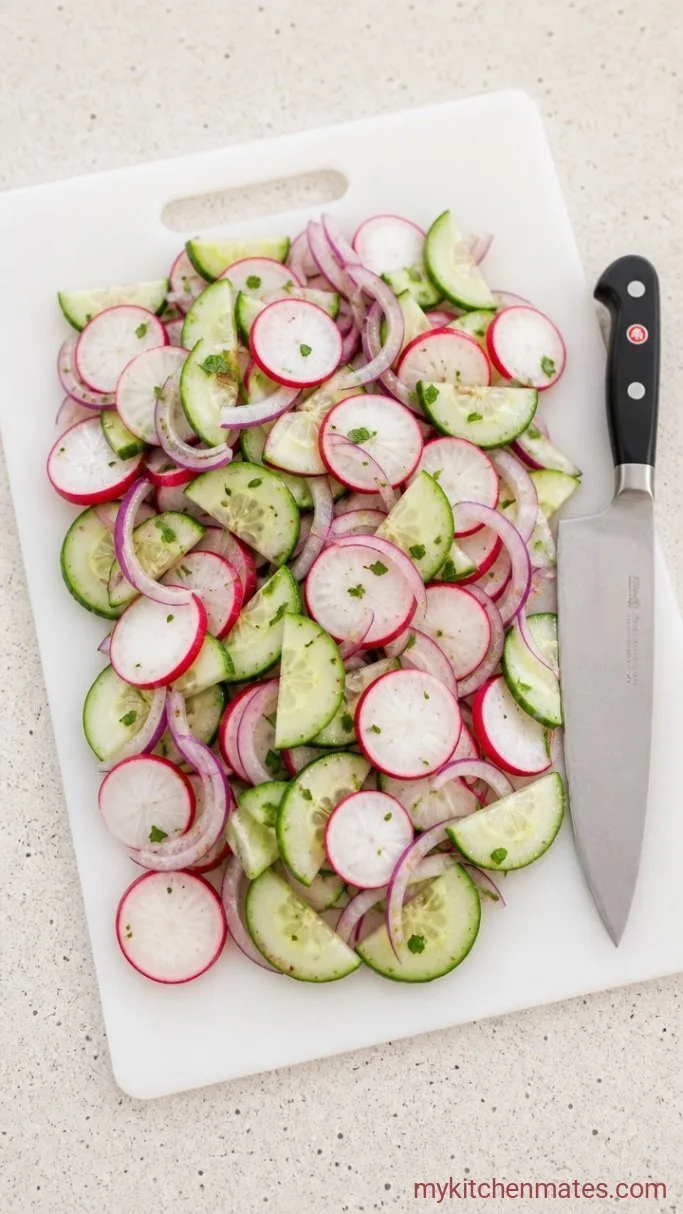 Step 1: Slice the Vegetables