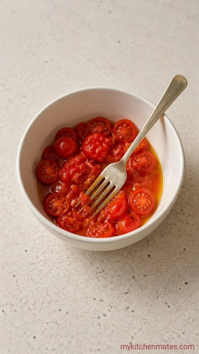 Step 1: Smash the Tomatoes
