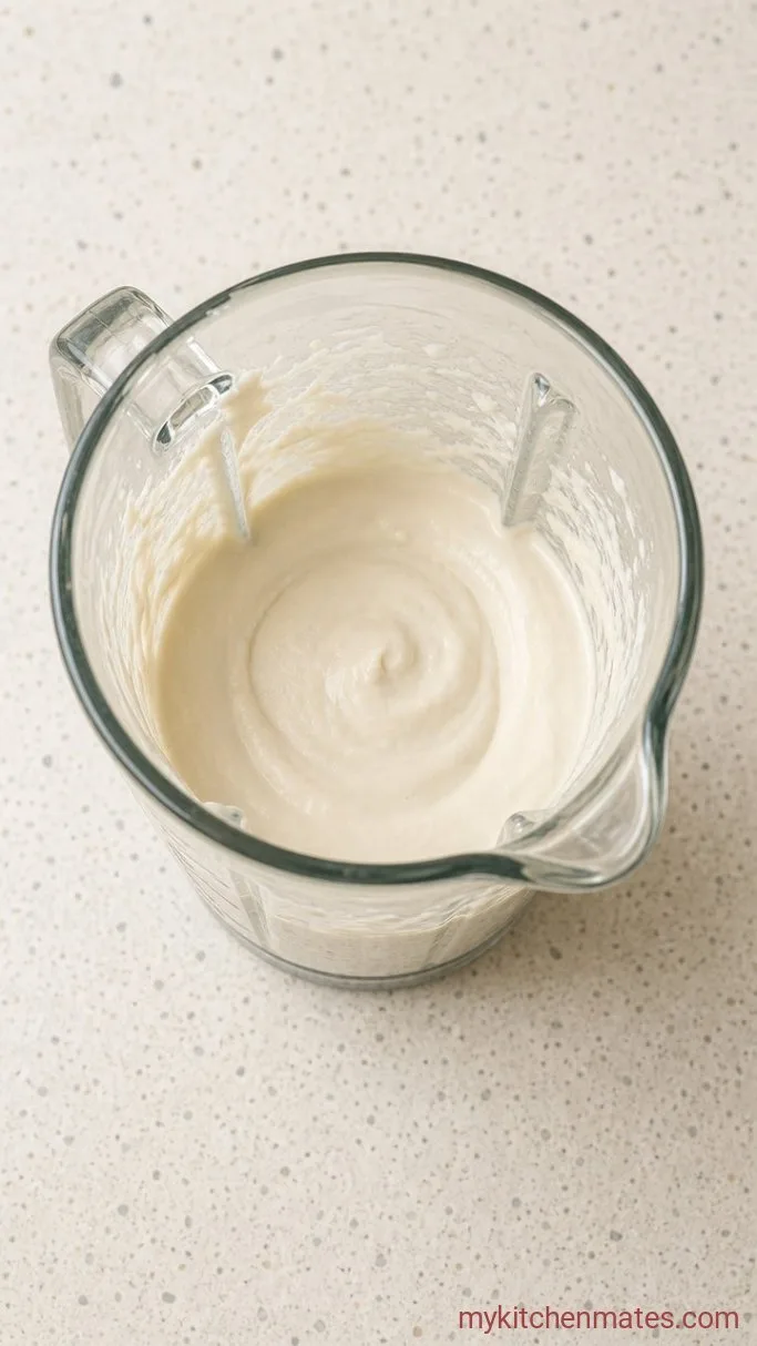 5-Minute Vegan Cashew Cheese Sauce Step 1: Soak and Blend the Cashews