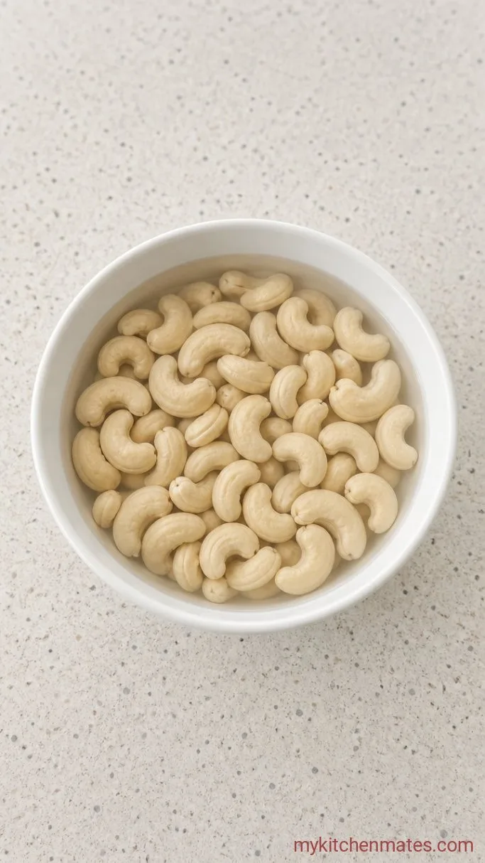 Step 1: Soak the Cashews