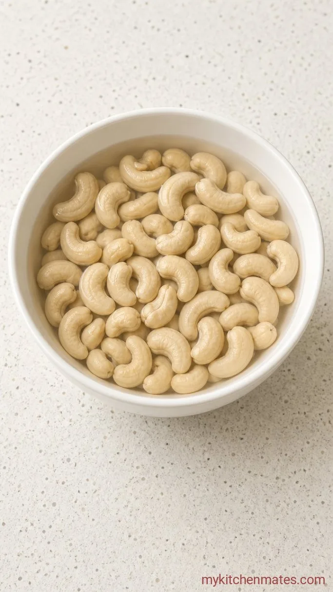 Step 1: Soak the Cashews