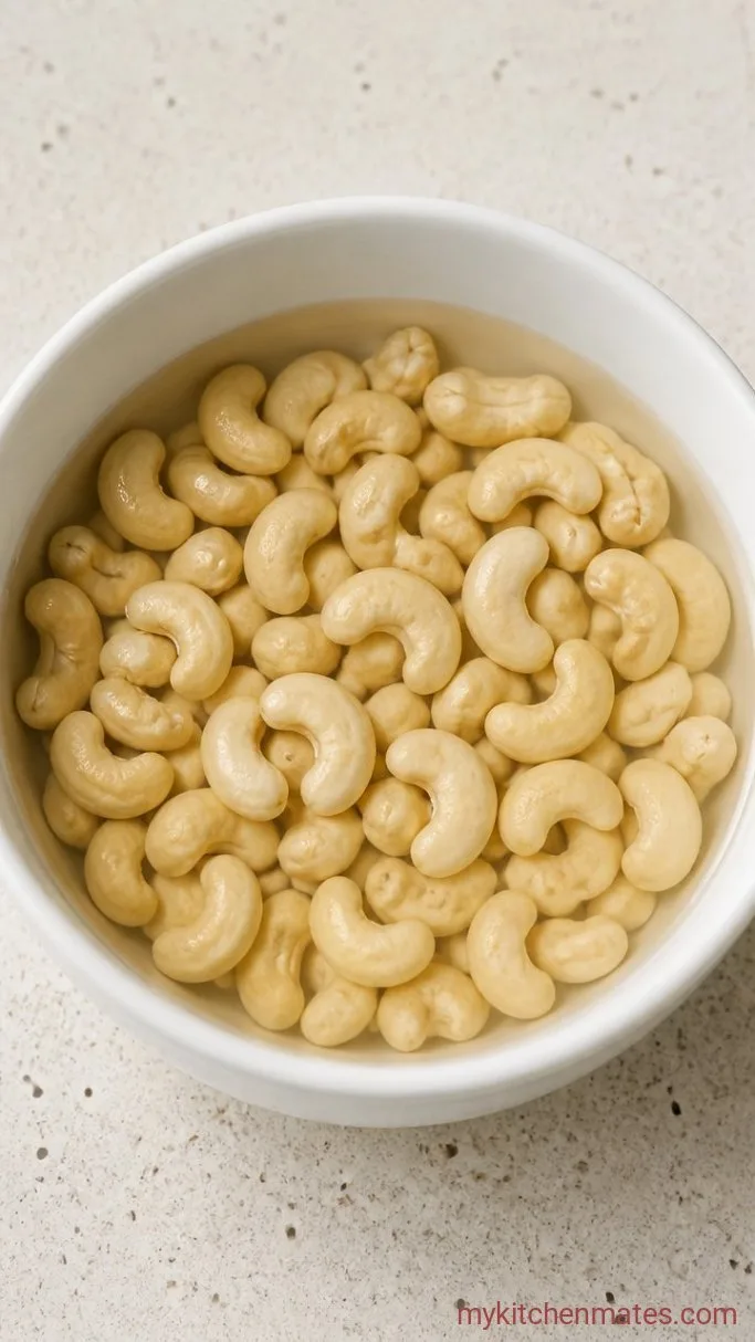 Creamy Gluten-Free Dairy-Free Mac and Cheese Step 1: Soak the Cashews