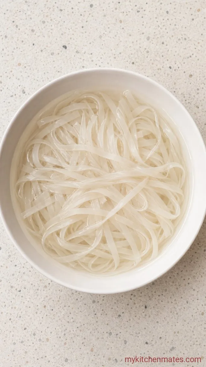 30-Minute Shrimp Pad Thai That Tastes Like the Real Deal Step 1: Soak the Noodles