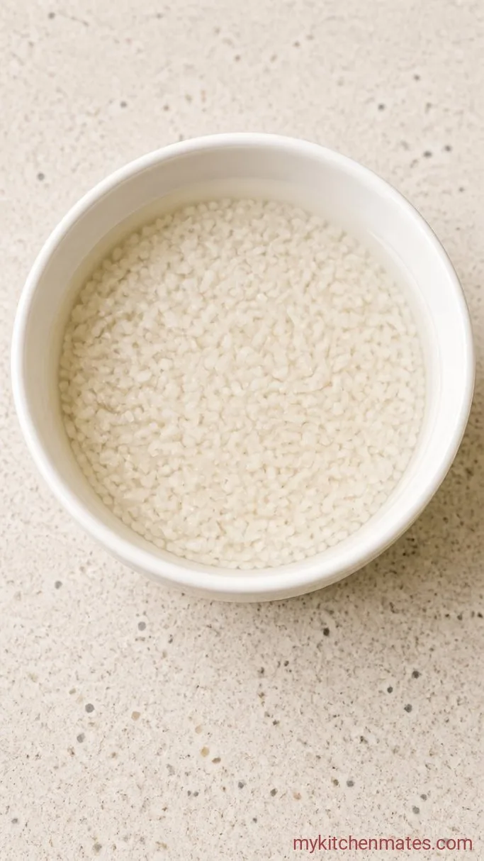 Step 1: Soak the Rice
