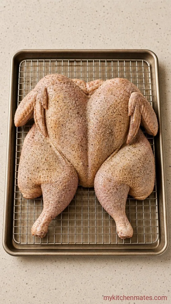 Step 1: Spatchcock and Dry Brine the Turkey